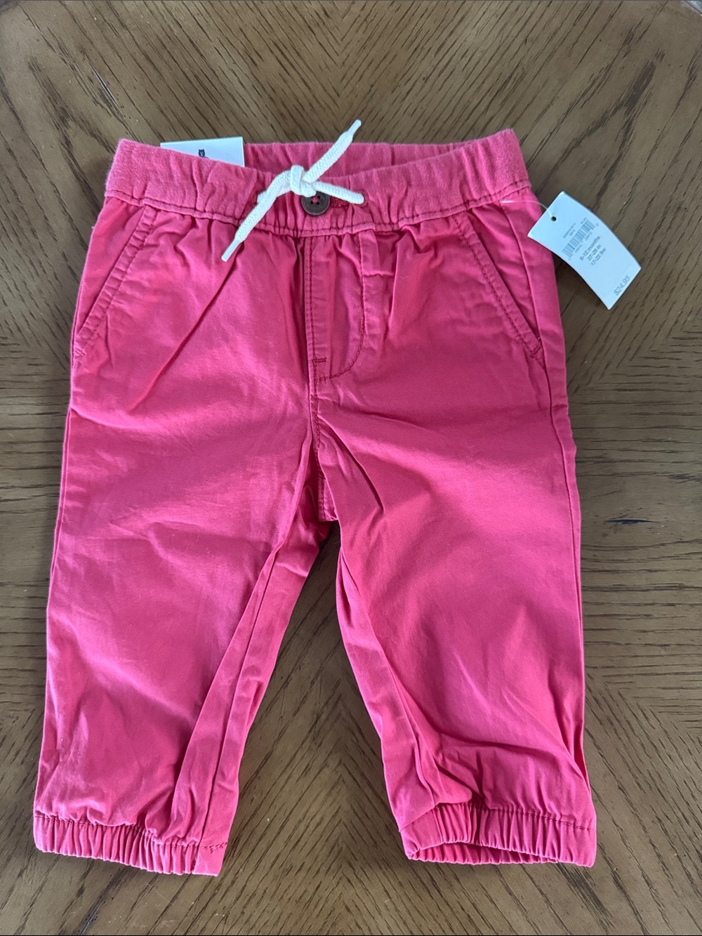 GAP red Drawstring Jogger Pants